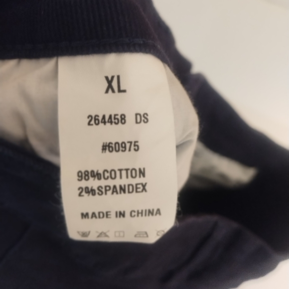 Flamingals Cotton Navy Blue Barrel Denim Jeans XL - Picture 5 of 6